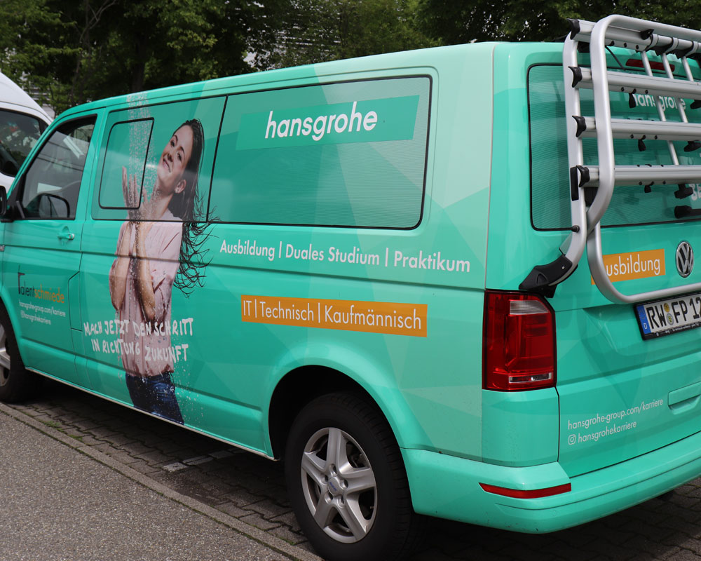 hansgrohe ausbildung talentschmiede schiltach ausbildung vw bus fahrzeugbeschriftung margate2 MARGATE - Agentur für Werbung