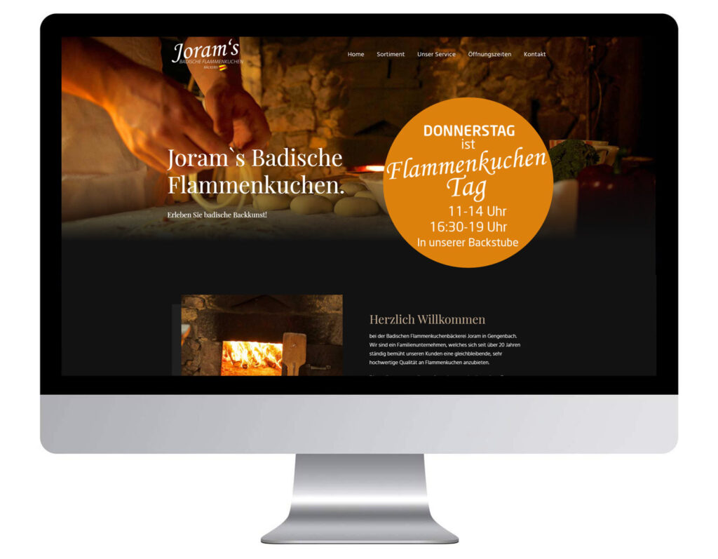 Badische Flammekuchen Webdesign MARGATE - Agentur für Werbung